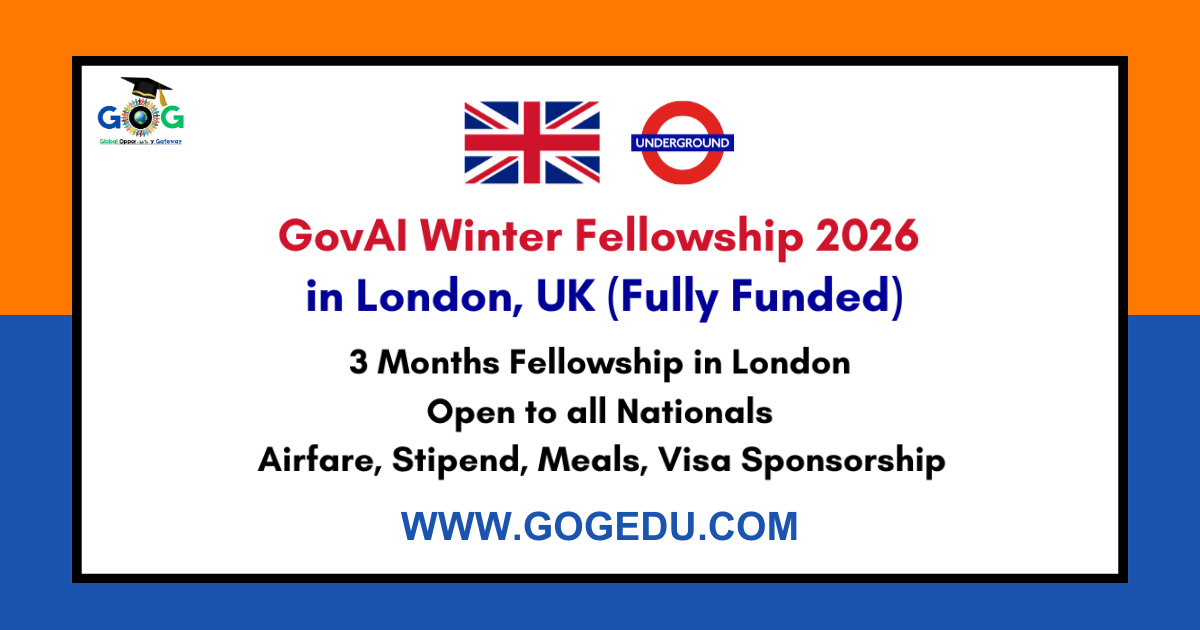 GovAI Winter Fellowship 2026 in London