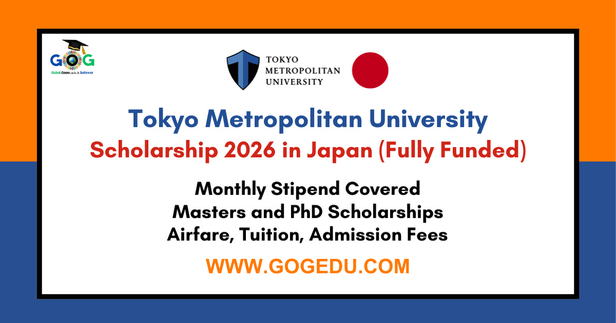 Tokyo Metropolitan University Scholarship 2026 in Japan